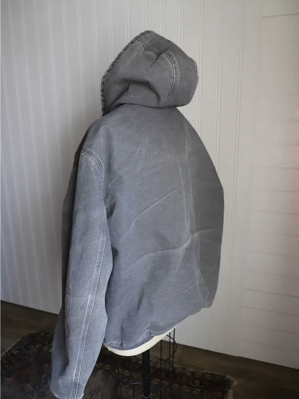 Carhartt Hooded Work Jacket in Faded Gray size 2X Tall